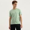 Men Relaxed Fit Round Neck Solid T-Shirt