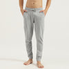 Men Solid Regular Fit Lounge Cuffed Pants