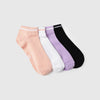 Unisex Solid Pack of 4 Unisex Ankle Length Socks