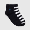 Men Solid And Stripes Pack of 2 Socks