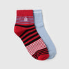 Men Solid And Stripes Pack of 2 Socks