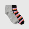 Men Striped Pack of 2 Socks