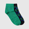 Men Patterned Pack of 2 Socks