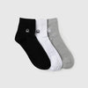 Men Solid Pack of 3 Socks