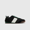 Men Colorblock Lace-Up Retro Toe Covered Sneakers