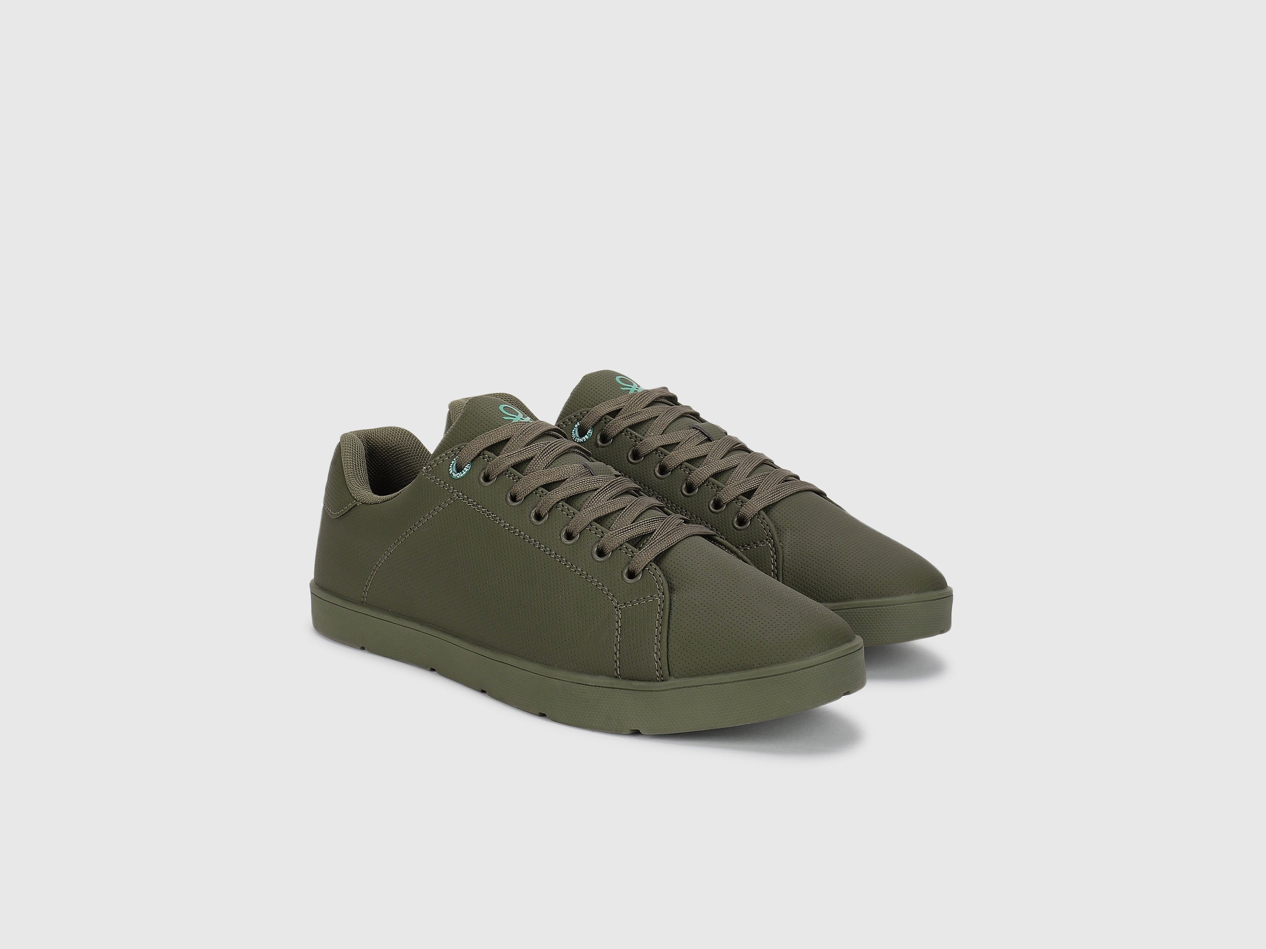 Benetton Men's Ucb Green Sneakers Men PU Sneakers – United