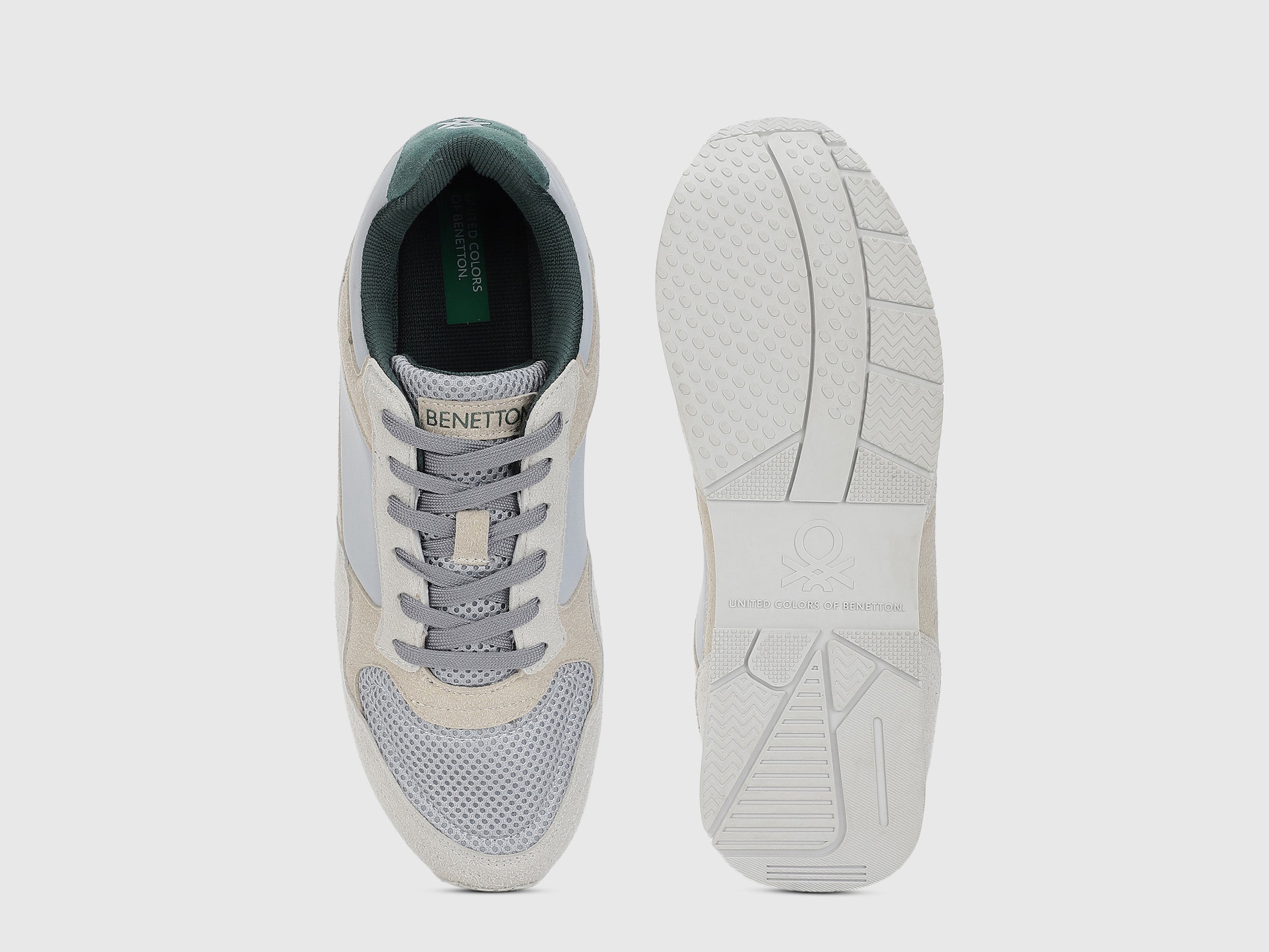 Men PU Suede Overlays Sneakers – United Colors of Benetton Store