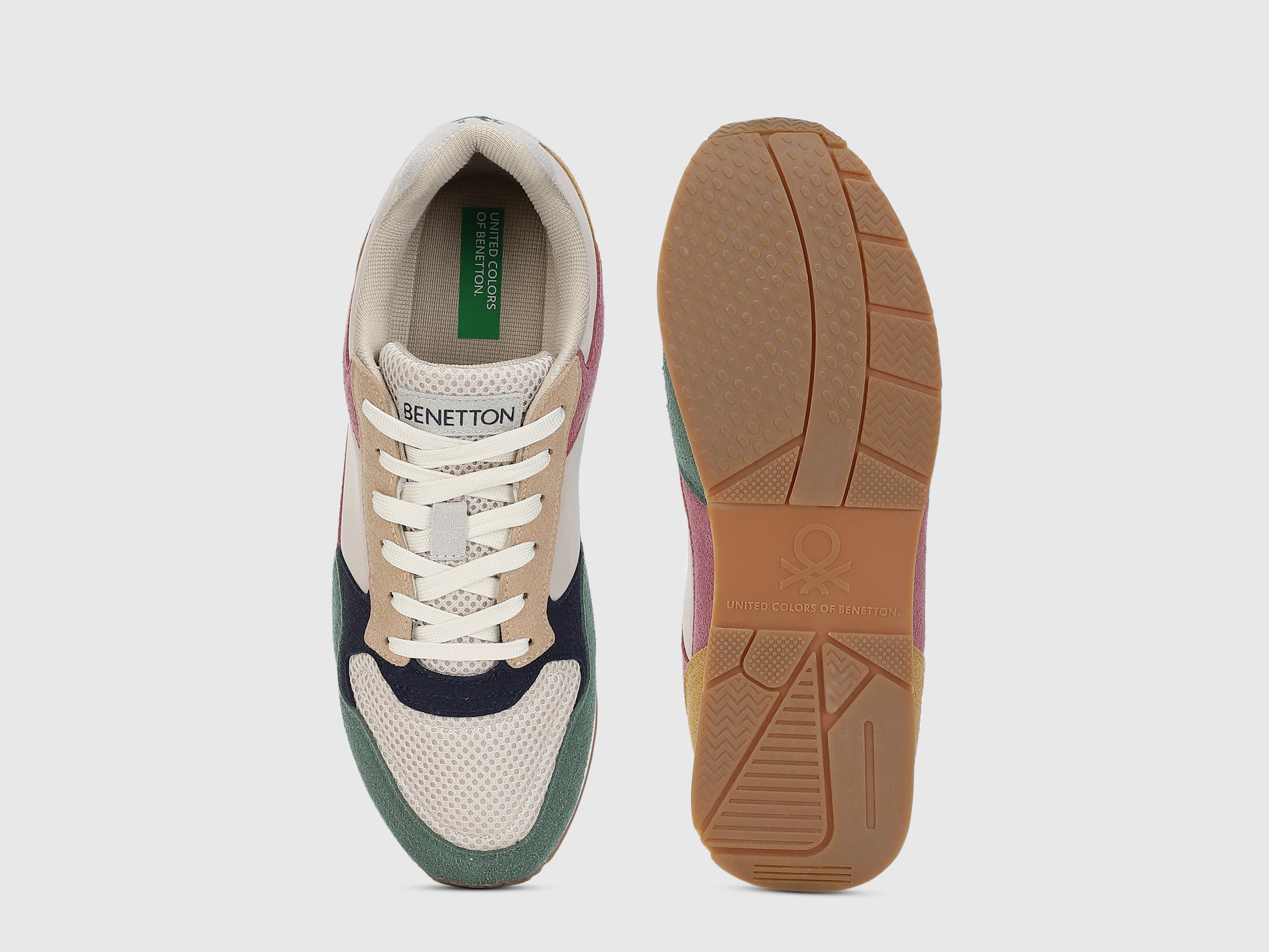 Men Sneakers United Colors Of Benetton White Shoes Men Sneakers