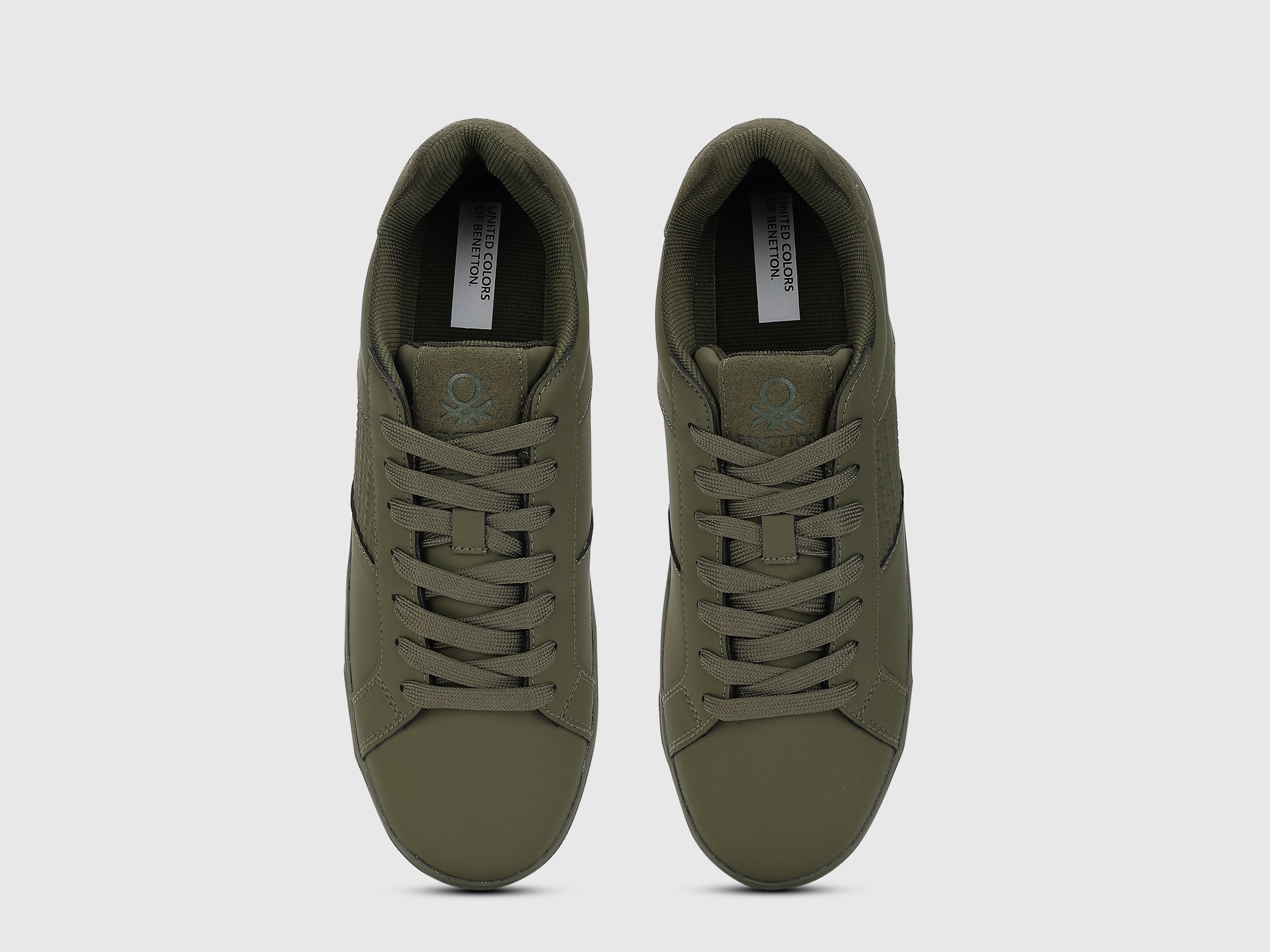 Olive Green United Colors Of Benetton Green Sneakers Men PU