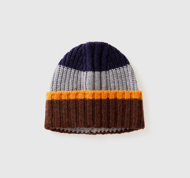 Striped Multicolor Benie Hat
