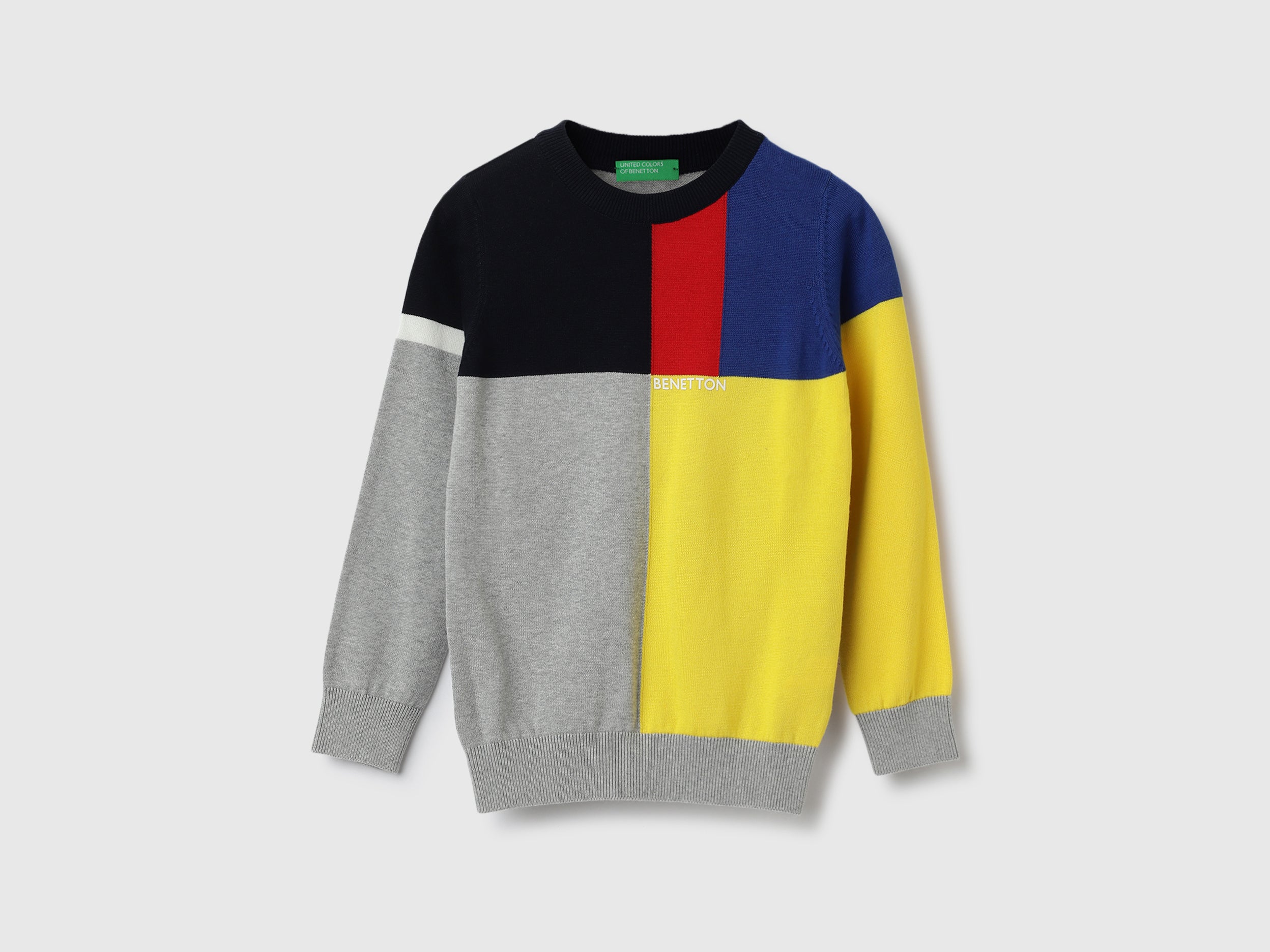 Regular Fit Round Neck Colorblock Sweatshirts