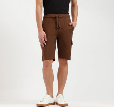 Solid Relaxed Fit Shorts