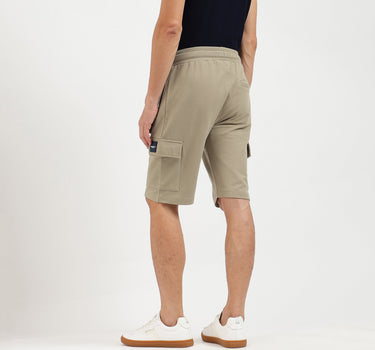 Solid Relaxed Fit Shorts