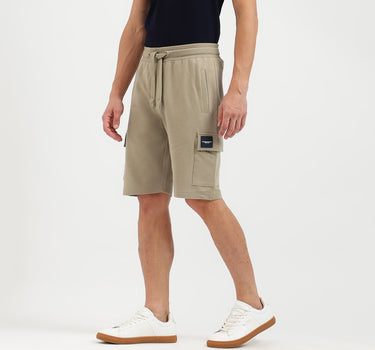 Solid Relaxed Fit Shorts