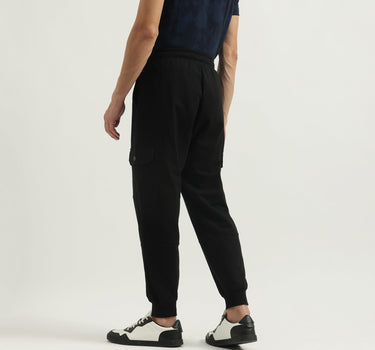 Solid Baggy Fit Track Pants