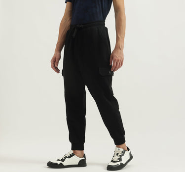 Solid Baggy Fit Track Pants