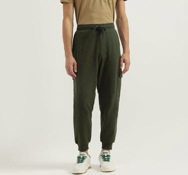 Solid Baggy Fit Track Pants