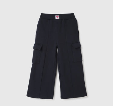 Solid Regular Fit Cargo Trousers