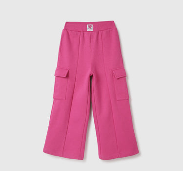 Solid Regular Fit Cargo Trousers