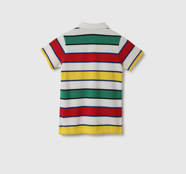 Regular Fit Collared Striped Polo T-Shirt