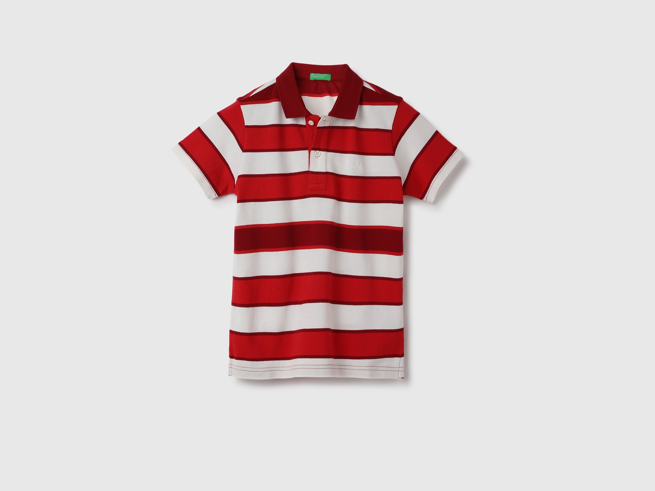 Regular Fit Collared Striped Polo T-Shirt