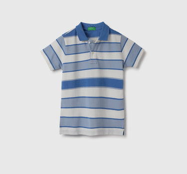 Regular Fit Collared Striped Polo T-Shirt