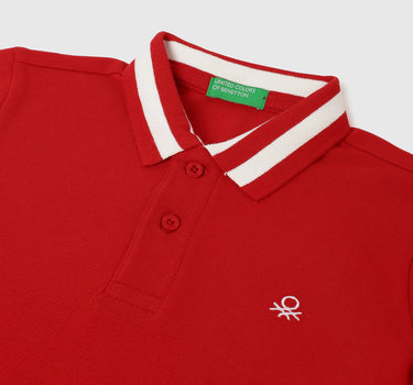 Regular Fit Collared Solid Polo T-Shirt