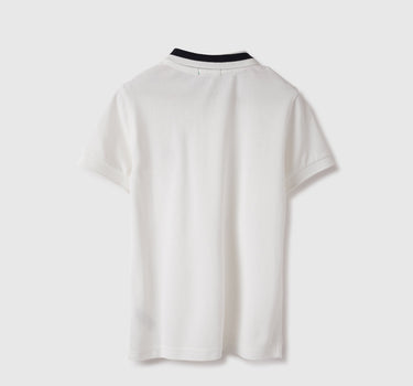 Regular Fit Polo Neck Solid Tshirt