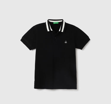 Regular Fit Collared Solid Polo T-Shirt