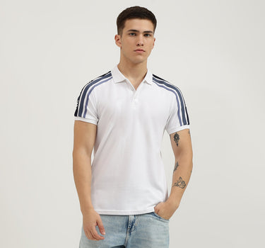 Regular Fit Collared Tape Detail Polo T-Shirt