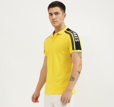 Regular Fit Collared Tape Detail Polo T-Shirt