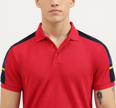 Regular Fit Collared Logo Detail Polo T-Shirt