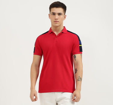 Regular Fit Collared Logo Detail Polo T-Shirt