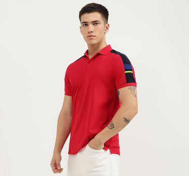 Regular Fit Collared Logo Detail Polo T-Shirt