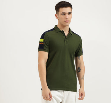 Regular Fit Collared Logo Detail Polo T-Shirt