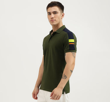 Regular Fit Collared Logo Detail Polo T-Shirt