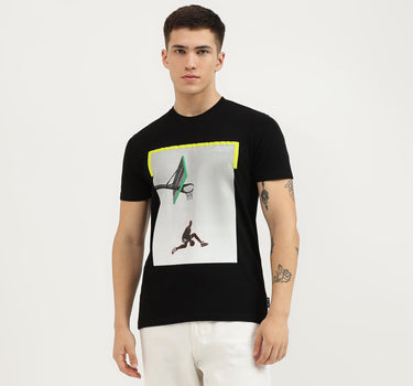 Regular Fit Crew Neck Graphic T-Shirt