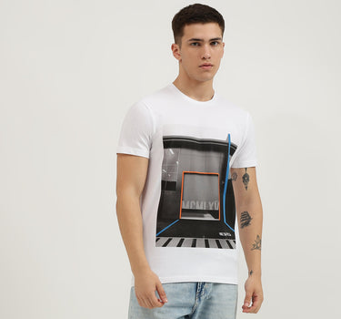 Regular Fit Crew Neck Graphic T-Shirt