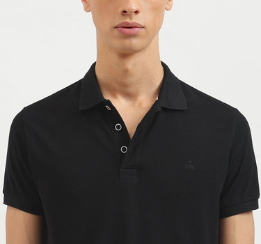 Regular Fit Collared Solid Polo T-Shirt