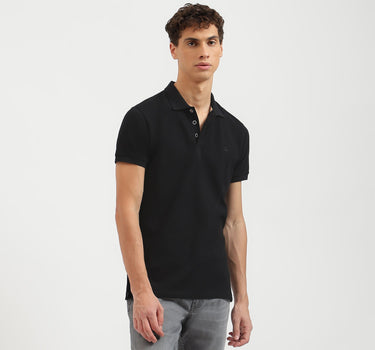 Regular Fit Collared Solid Polo T-Shirt