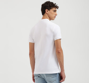 Regular Fit Collared Solid Polo T-Shirt