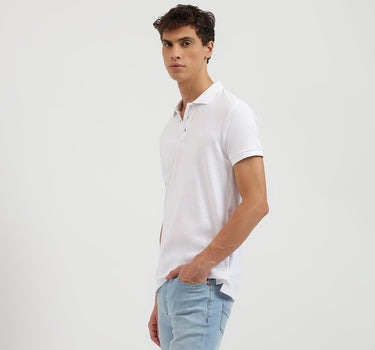 Regular Fit Collared Solid Polo T-Shirt