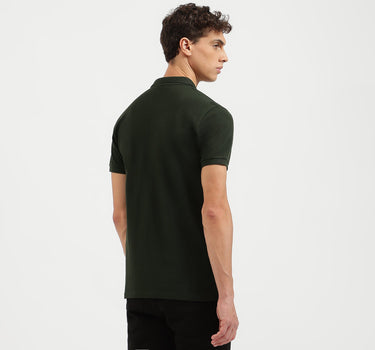 Regular Fit Collared Solid Polo T-Shirt