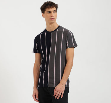 Regular Fit Crew Neck Striped T-Shirt