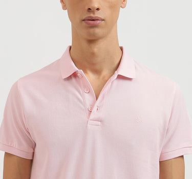 Regular Fit Collared Solid Polo T-Shirt