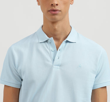 Regular Fit Collared Solid Polo T-Shirt