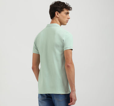 Regular Fit Collared Solid Polo T-Shirt