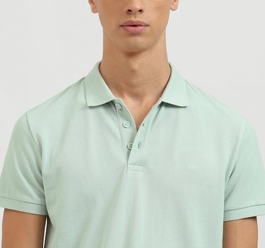 Regular Fit Collared Solid Polo T-Shirt