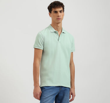 Regular Fit Collared Solid Polo T-Shirt