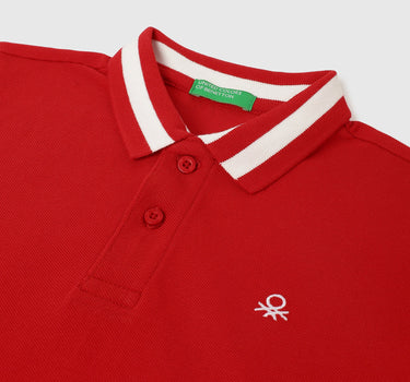 Regular Fit Collared Solid Polo T-Shirt